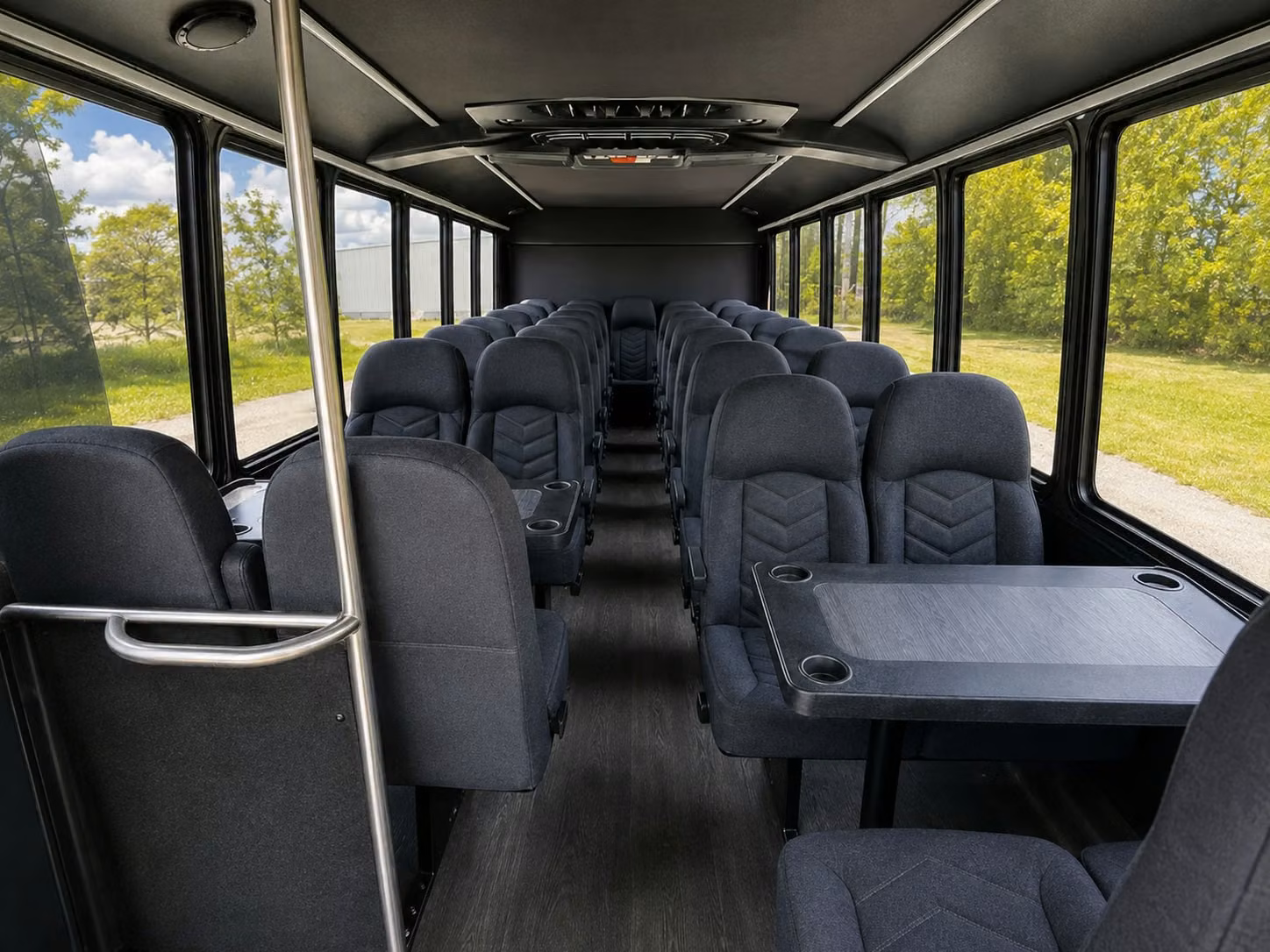 18 passenger minibus inside