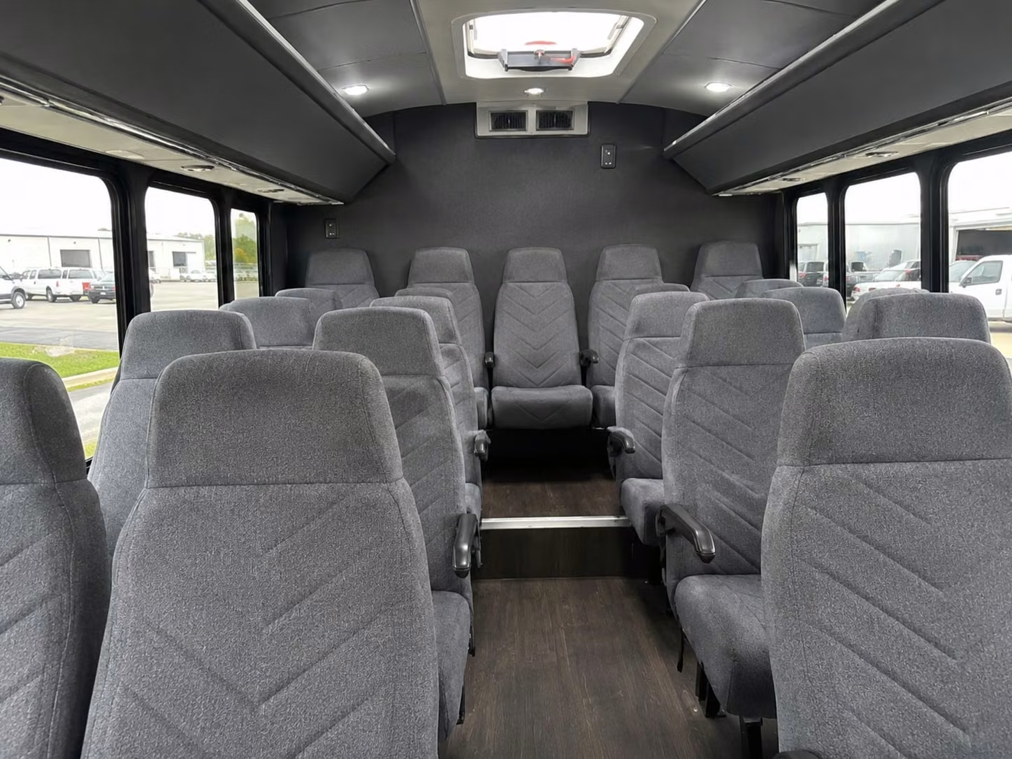 20 passenger minibus interior