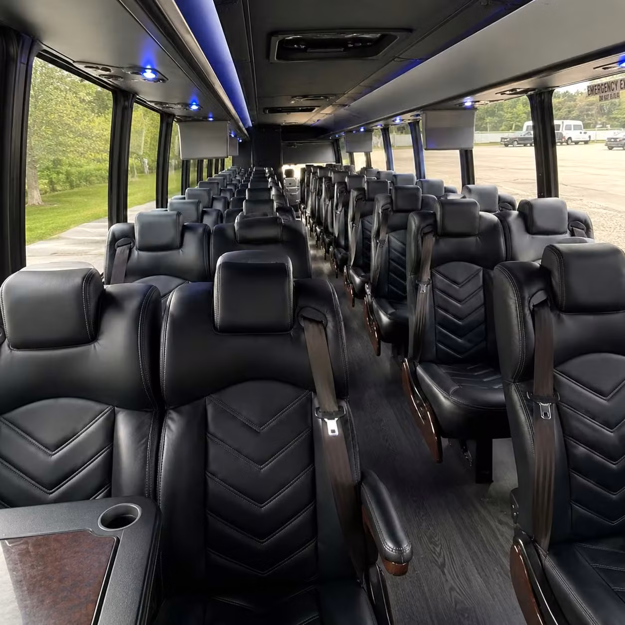 28 passenger minibus inside