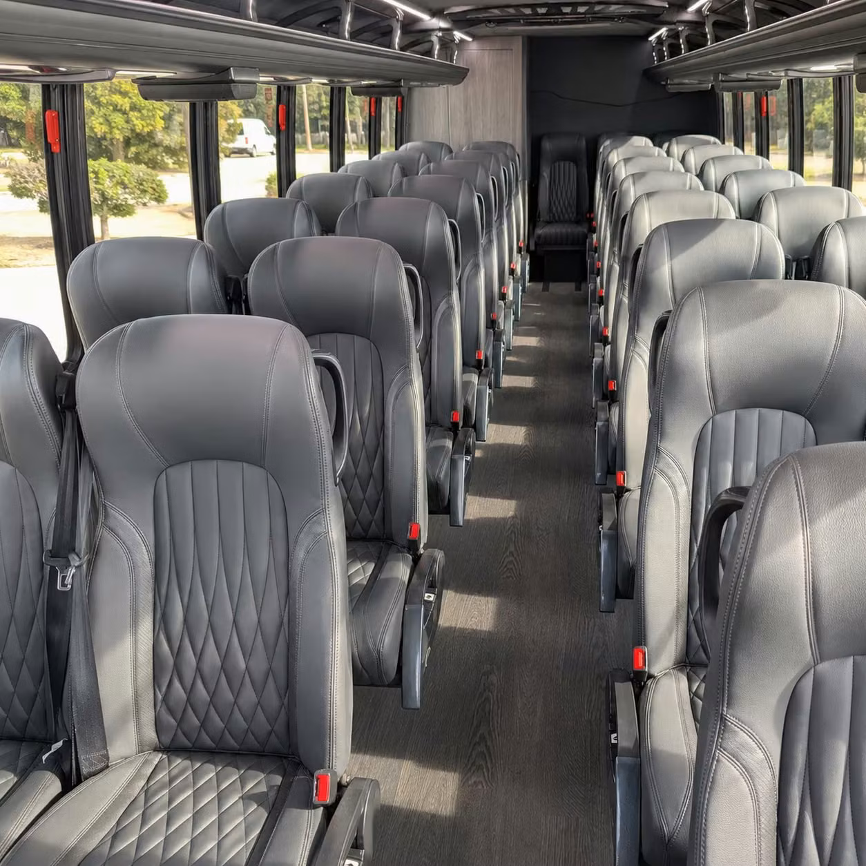 30 passenger minibus inside