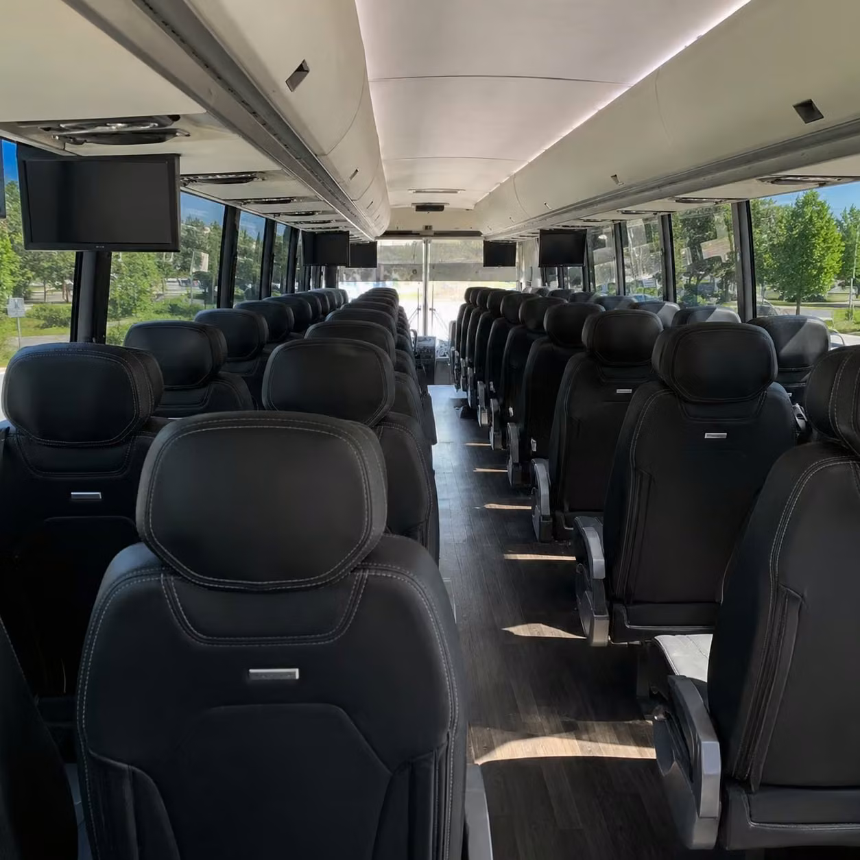 riverside charter bus interior