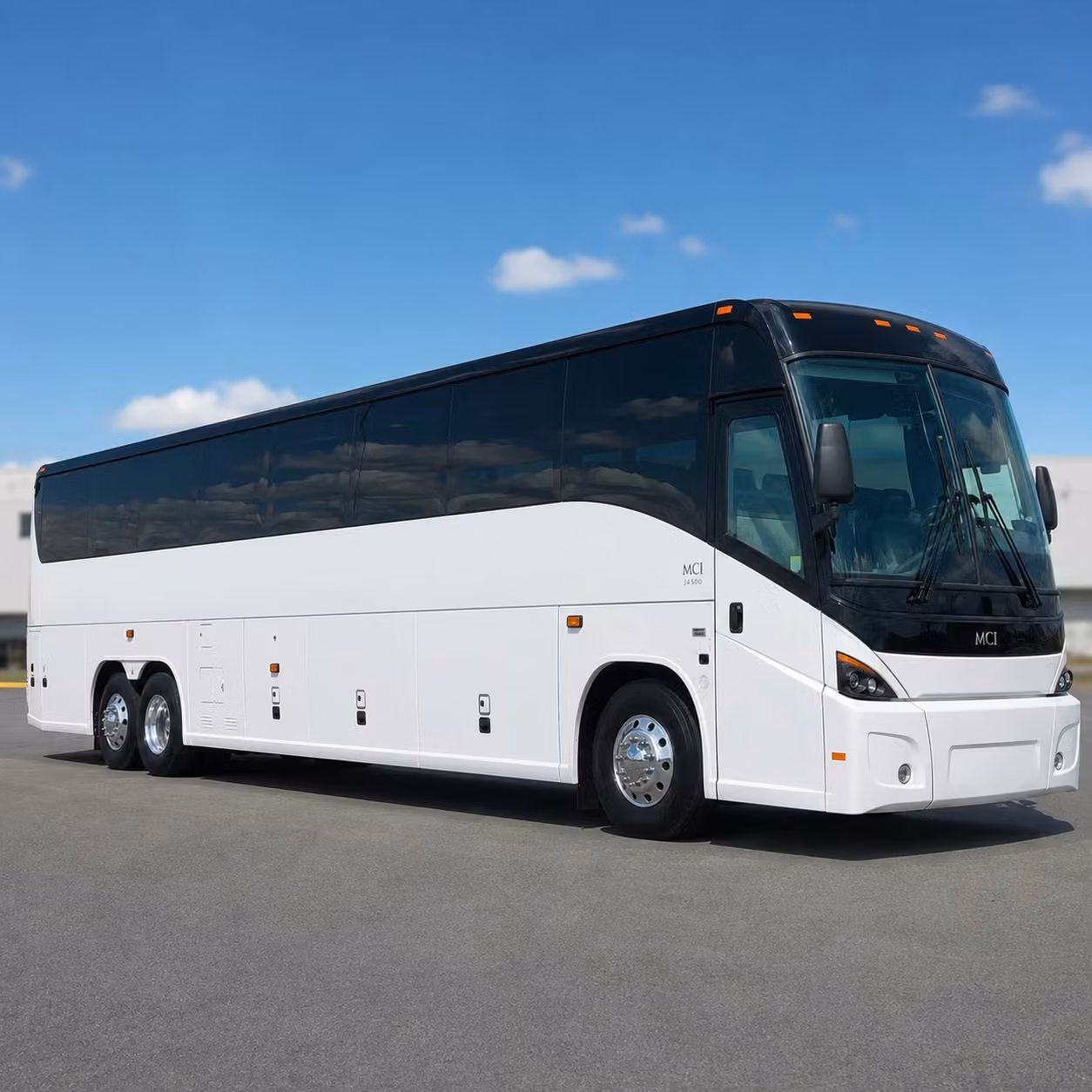 shuttle buses for riverside employees traveling to and from remote parking