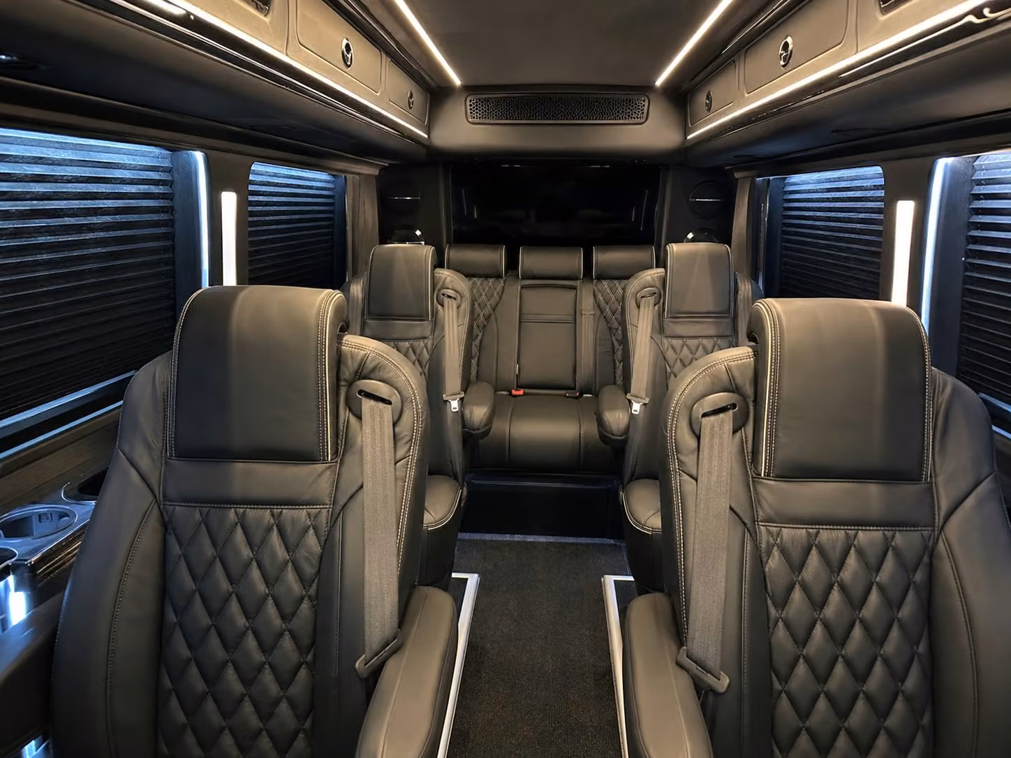 sprinter van with driver interior